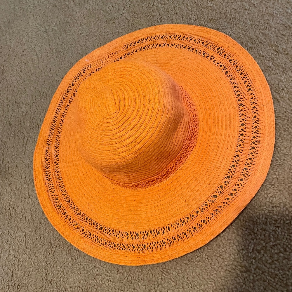 NWT Orange sun hat